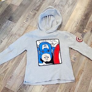 Zara Kids captain america hoodie sz 6